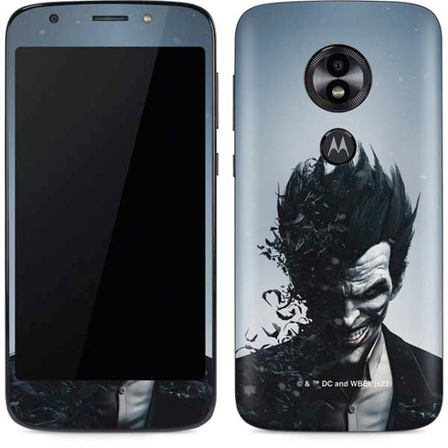 DC Comics Arkham Origins Joker Arkham Moto E5 Play Skin